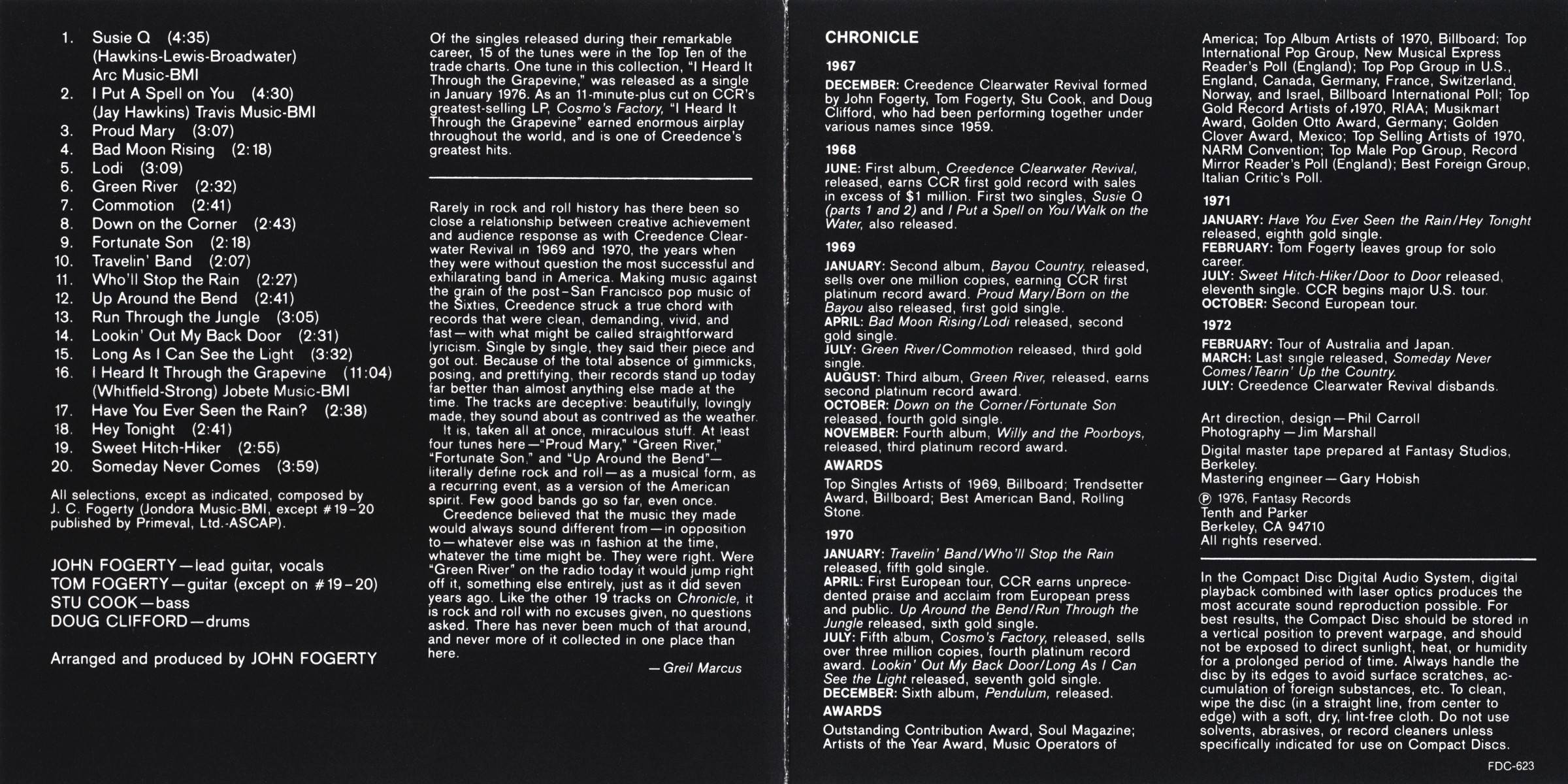 Creedence Clearwater Revival Chronicle [booklet02 can]